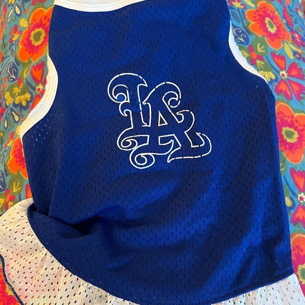 LA  Dodgers Dog Dress